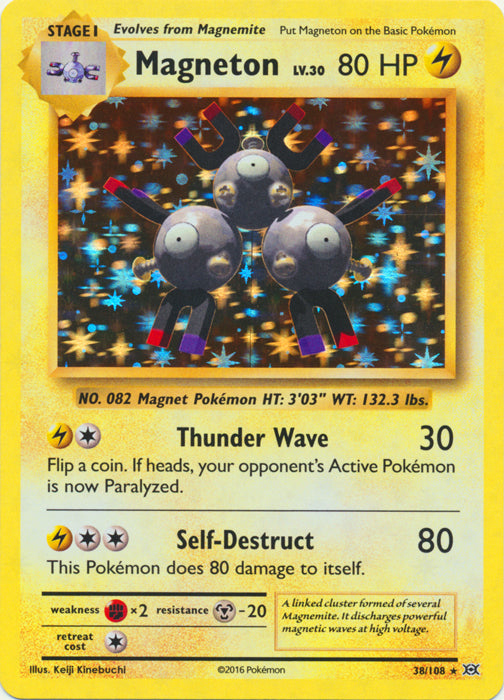 Magneton 38/108 - XY Evolutions - Holo Befron TCG Magneton 38/108 - XY Evolutions - Holo Befron TCG