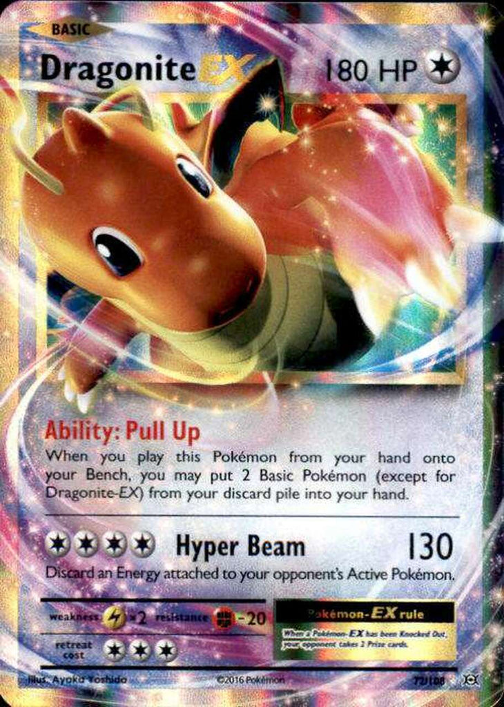 Dragonite EX 72/108 - XY Evolutions - Holo Befron TCG Dragonite EX 72/108 - XY Evolutions - Holo Befron TCG